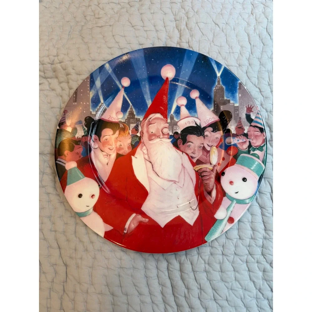 Saks Fifth Avenue William Joyce Millennium 2000 Holiday Porcelain Plate Germany